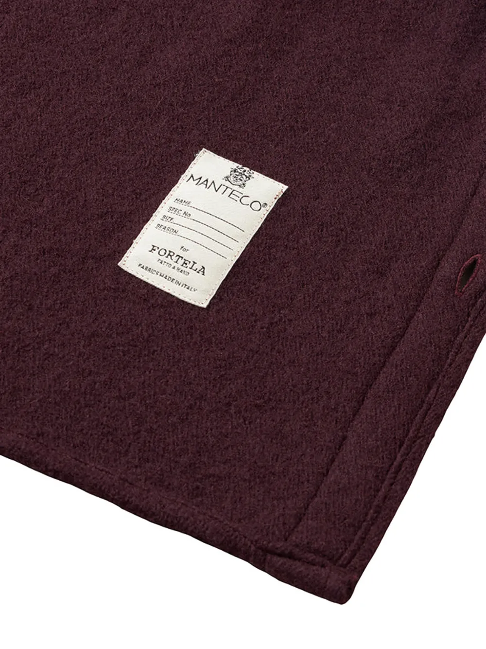 Fortela Shirtjack met geborstelde zak Paars