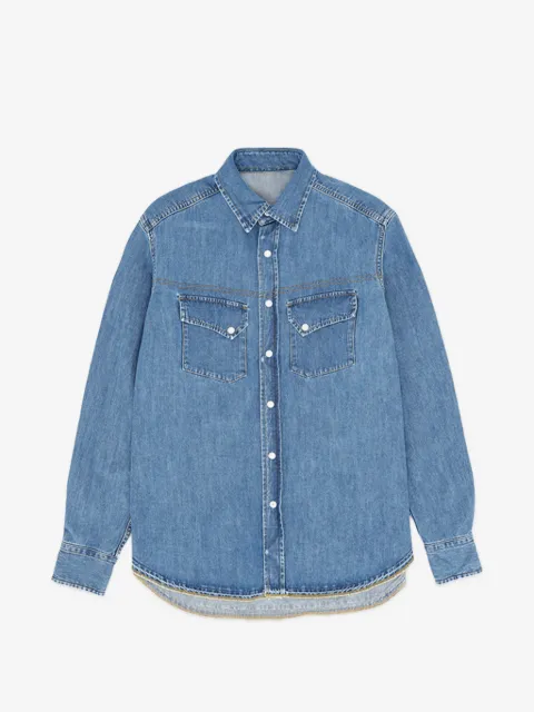 Fortela Pasadena flap-pockets denim shirt