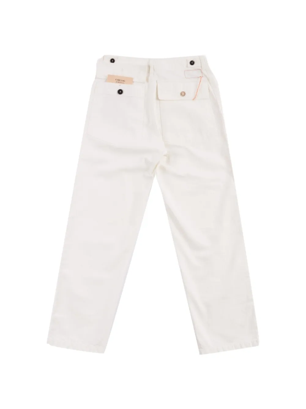 Fortela Fatigue Trousers in White, view 2