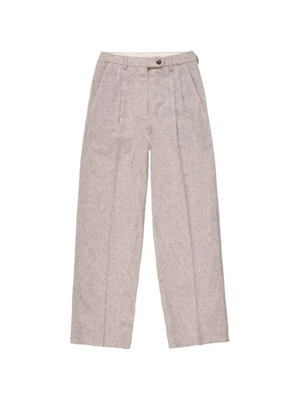 Fortela Josephine Pleated Trousers in Neutrals