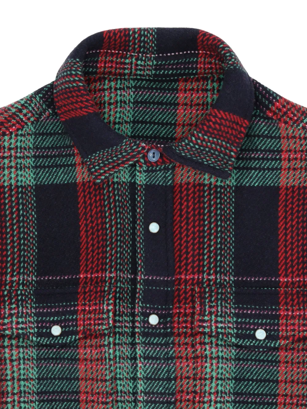  Fortela Plaid Overshirt - Black 