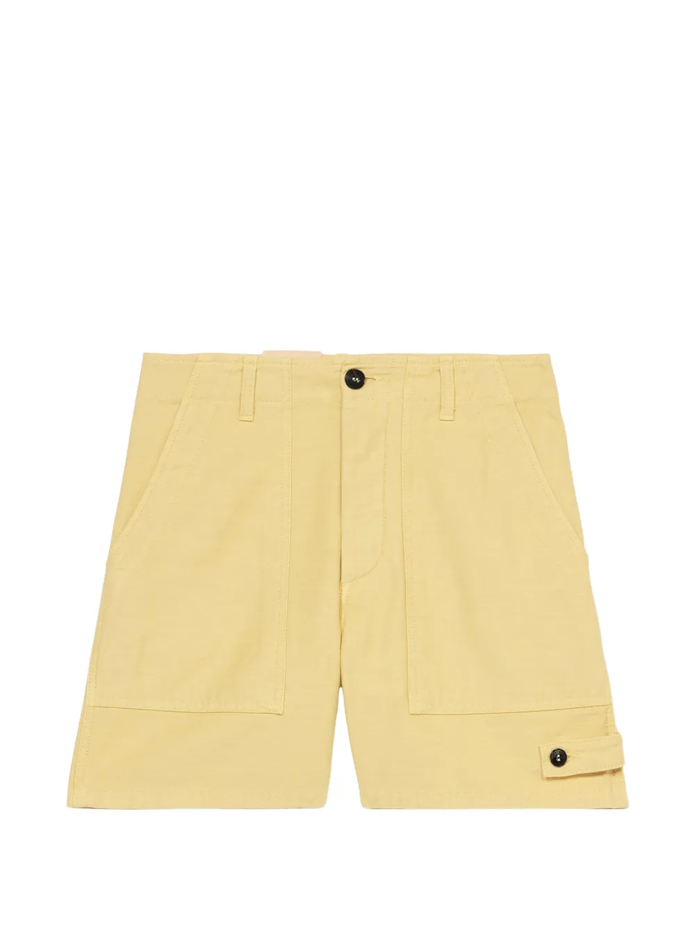Fortela button pocket shorts - Giallo