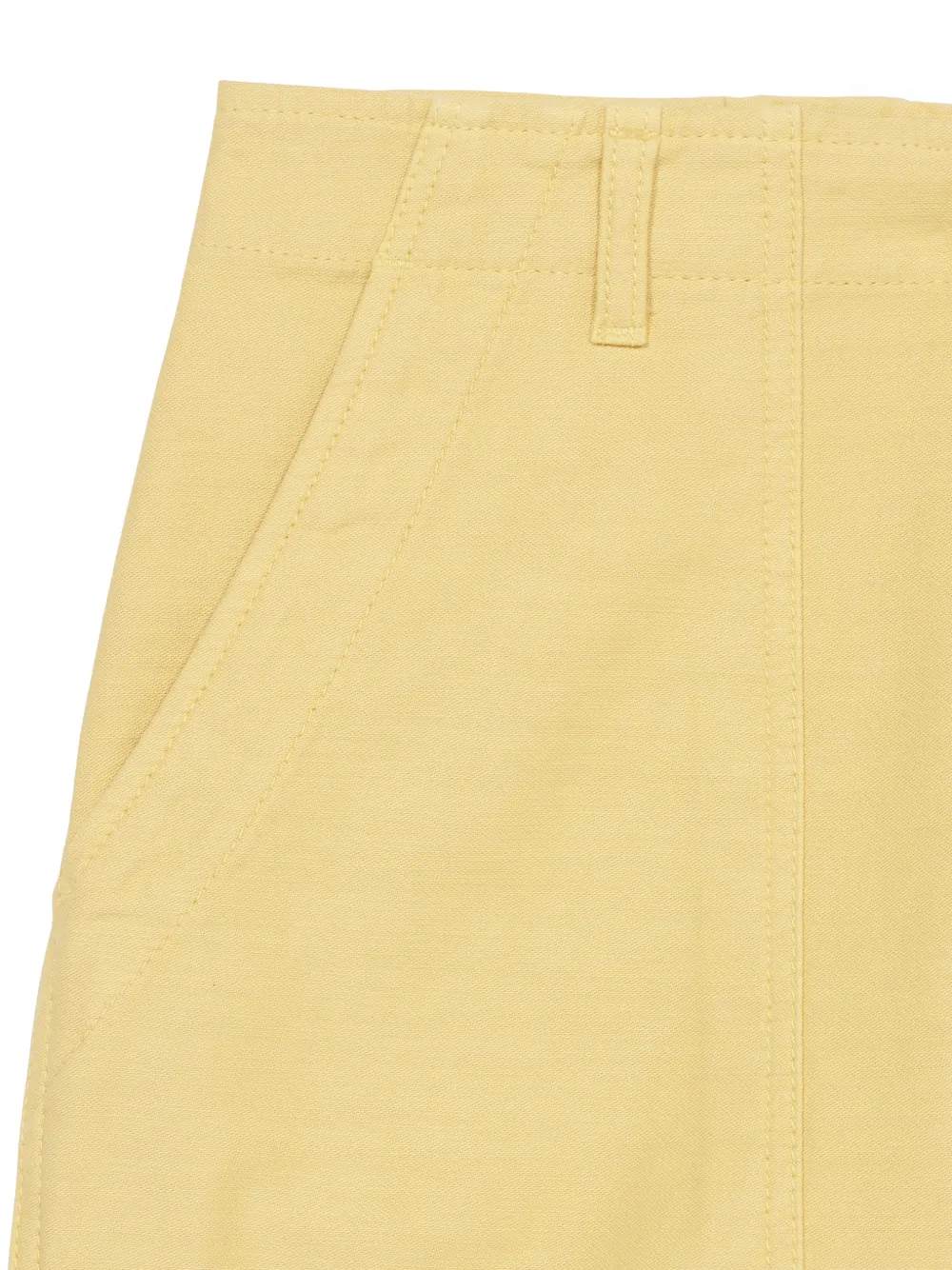 Fortela Button Pocket Shorts - Yellow 