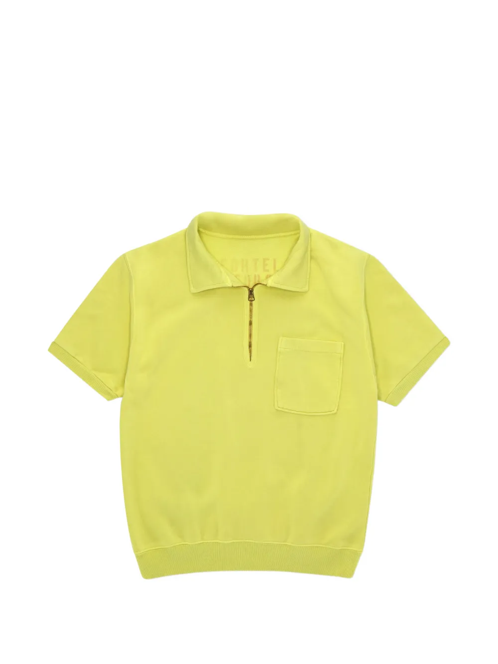 Fortela Yalepm zip pocket polo shirt - Giallo