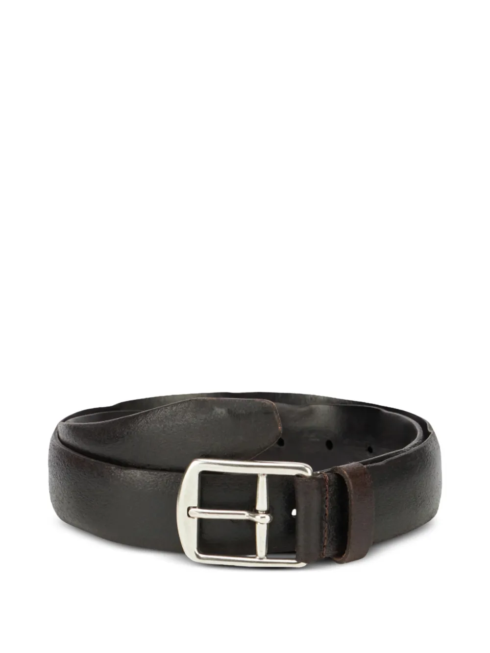 Fortela Crockett leather belt - Marrone