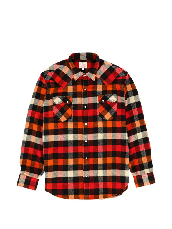 Fortela Josh チェッカーシャツ | レッド | FARFETCH JP
