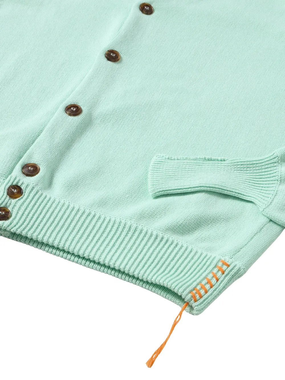 Fortela Geribbeld vest Groen