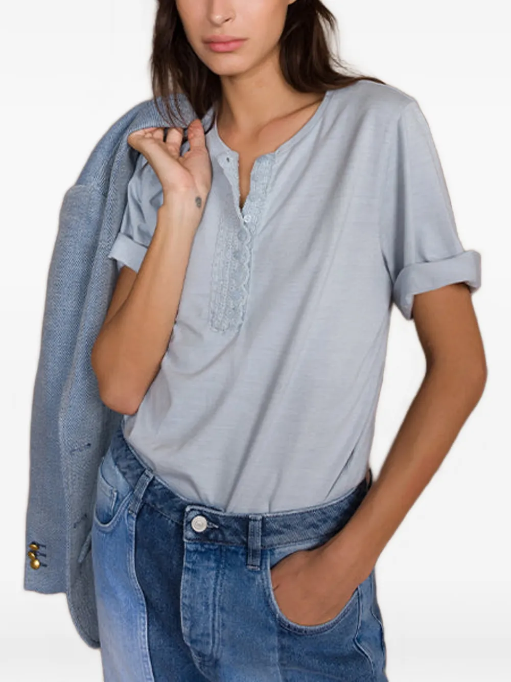 Fortela Cherry T-shirt in Neutrals, view 2