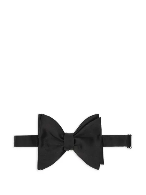 Fortela dropped silk bow tie