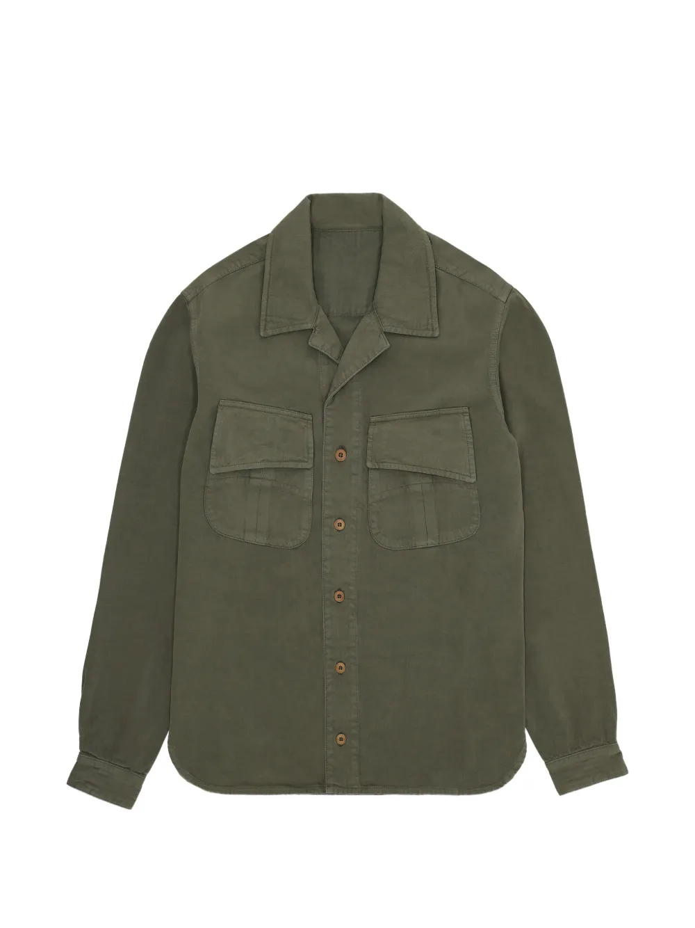 Fortela Meckongt flap-pockets shirt - Verde