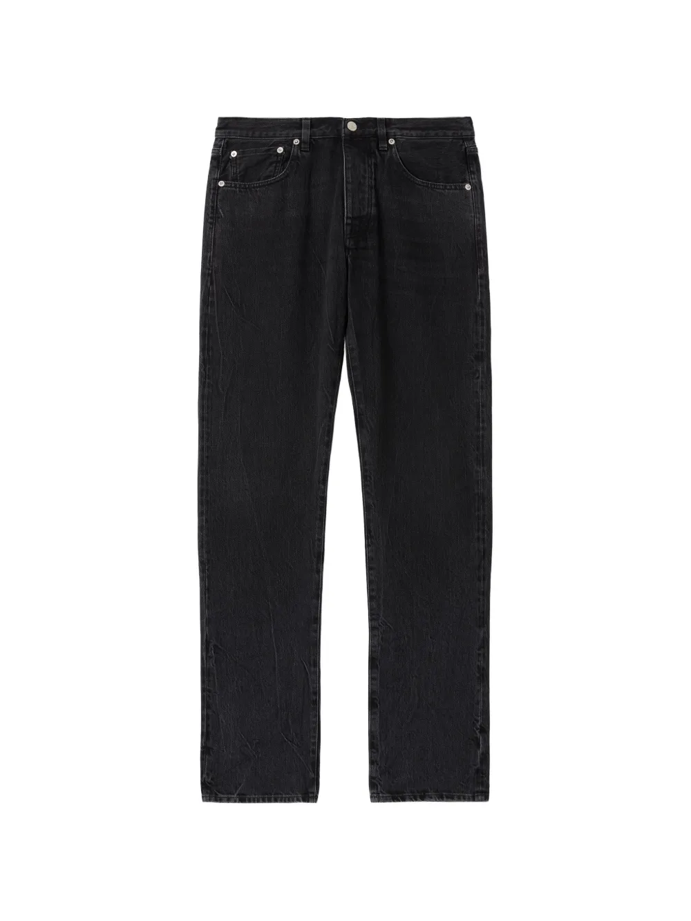 Fortela selvedge five pocket jeans - Nero