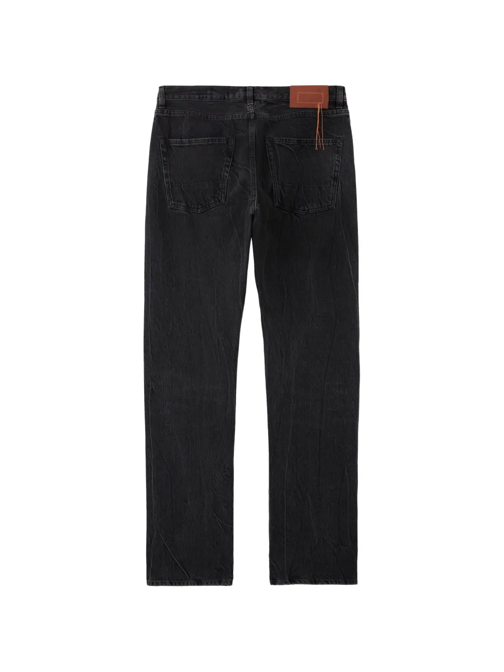 Fortela Selvedge jeans met vijf zakken Zwart