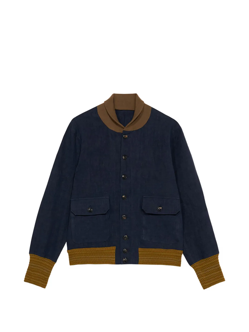 Fortela Regan flap-pocket bomber jacket - Blu