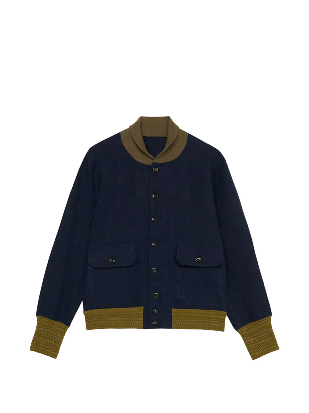 Fortela Regan flap-pocket bomber jacket - Blu