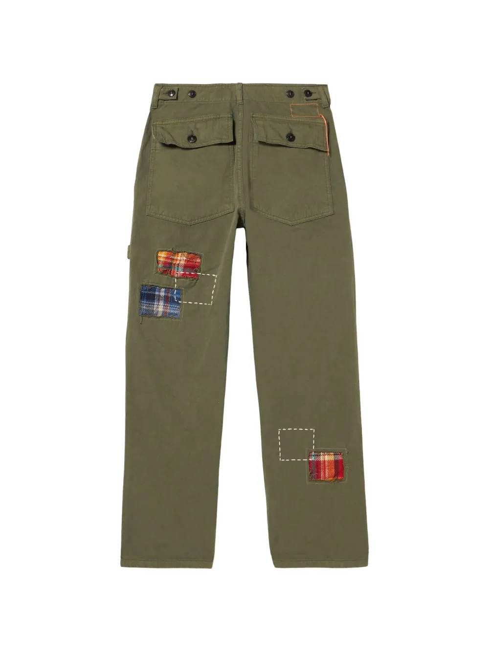  Fortela Jacey Patchwork Trousers - Green 