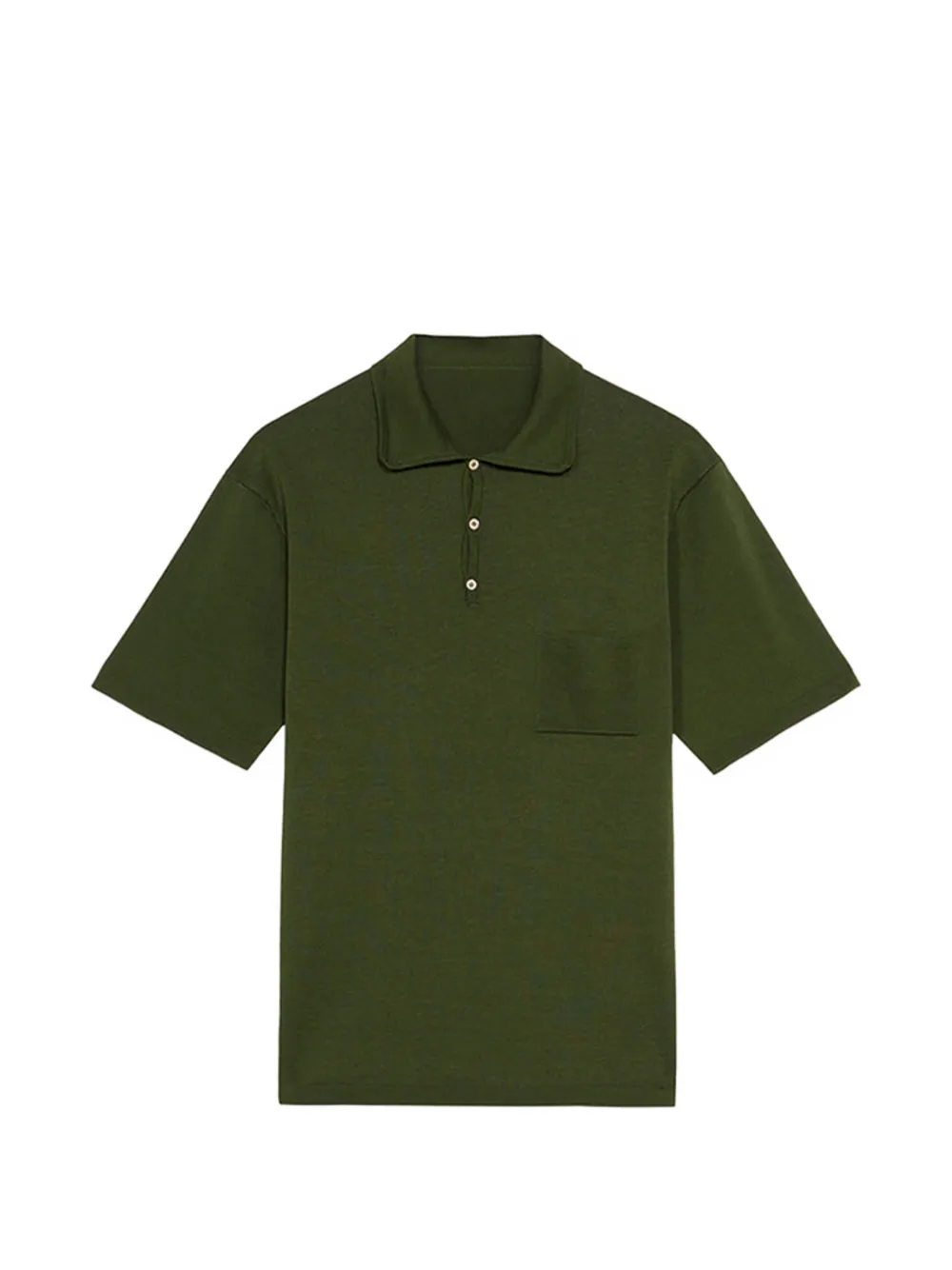 Fortela Chris pocket short-sleeve polo shirt - Verde