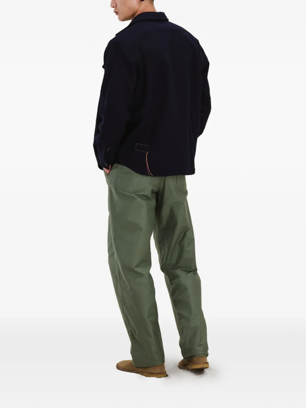 Brushed Front Pocket Overshirt
