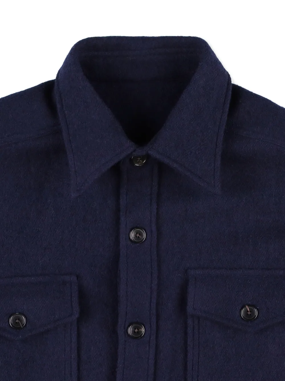 Brushed Front Pocket Overshirt