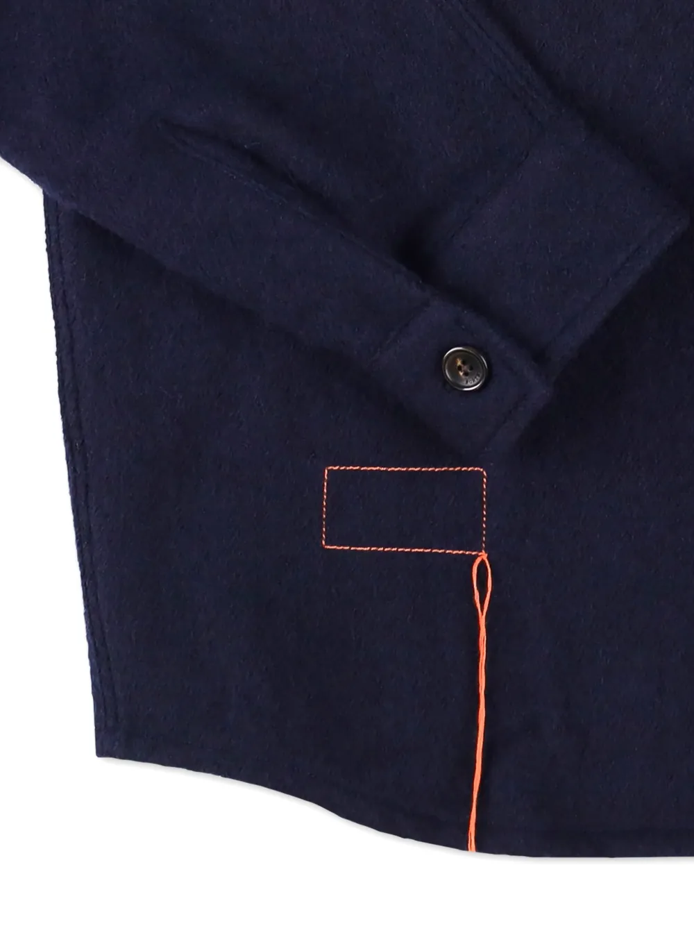 Brushed Front Pocket Overshirt