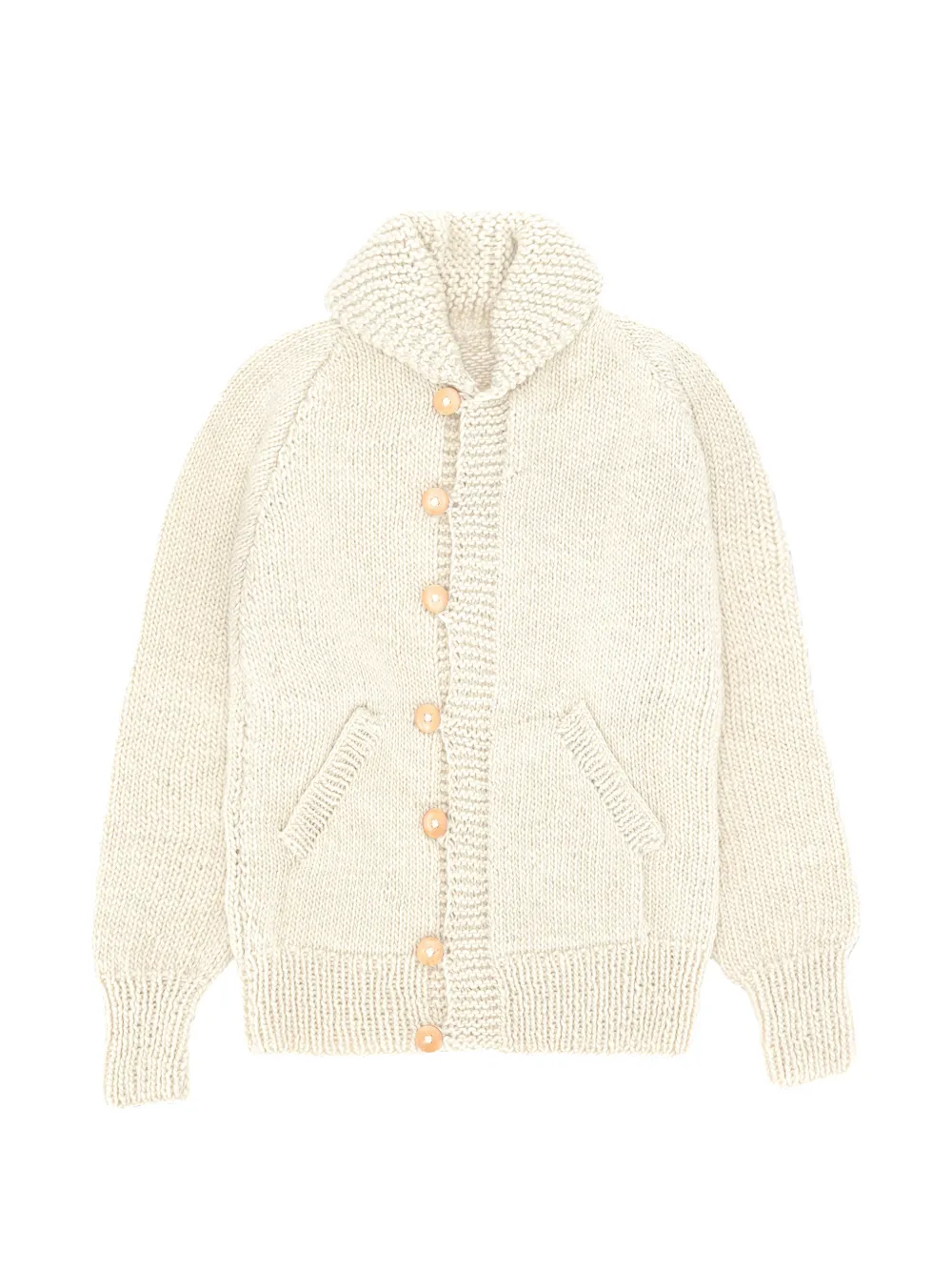 Fortela Chamula cardigan - Bianco