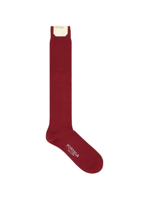 Fortela Bob ribbed knee high socks