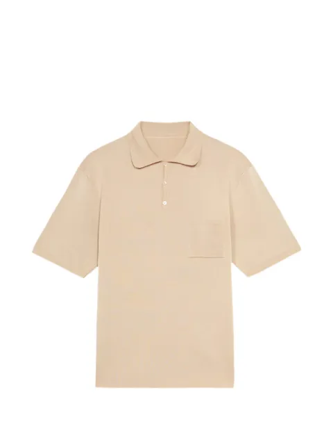 Fortela Cris chest-pocket ribbed polo shirt