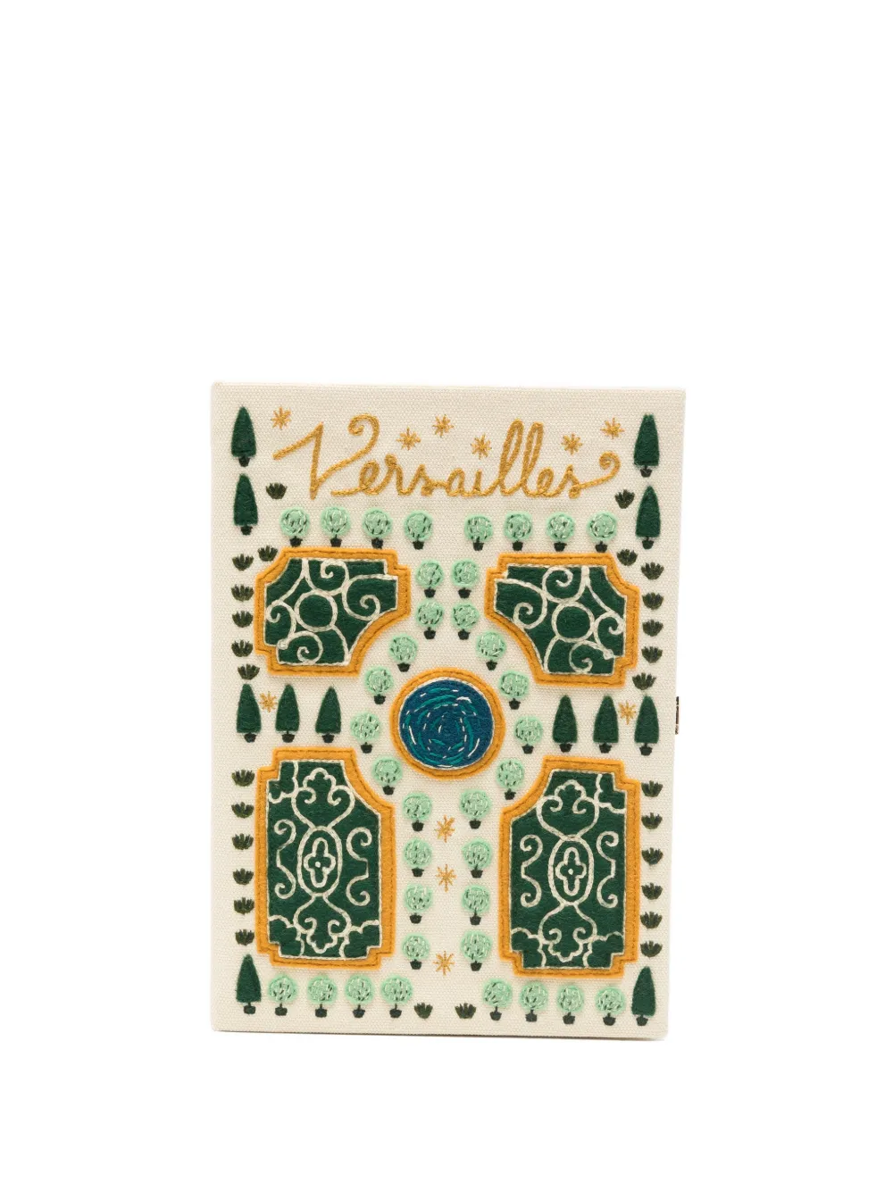 Olympia Le-Tan Versailles embroidered clutch bag - Toni neutri