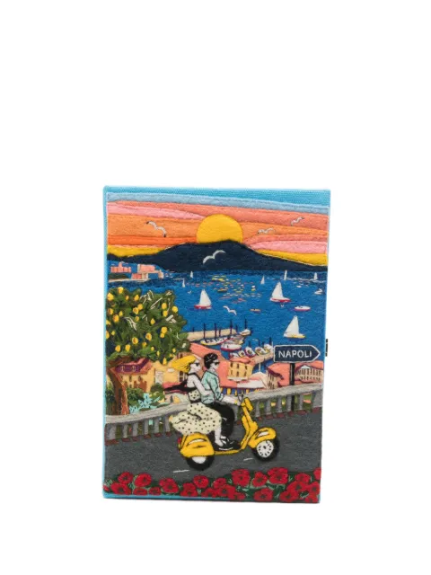 Olympia Le-Tan Napoli embroidered clutch bag