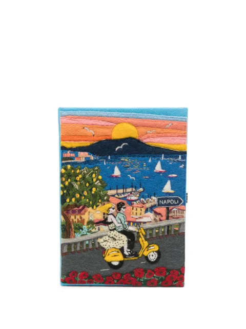 Olympia Le-Tan Napoli embroidered clutch bag