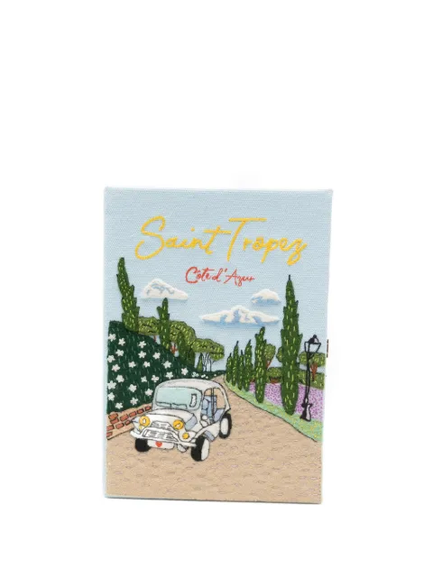 Olympia Le-Tan Saint-Tropez embroidered clutch bag