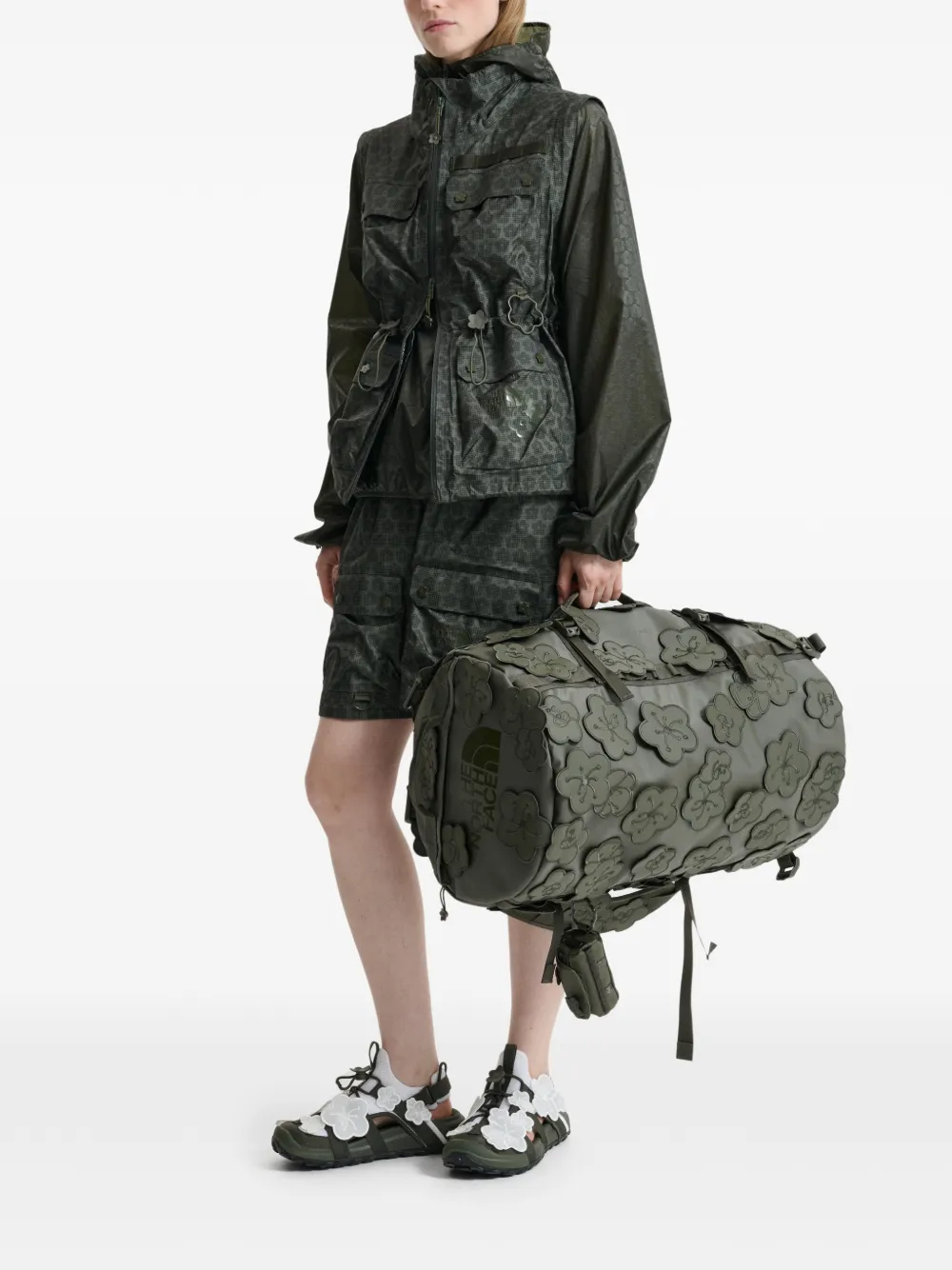 Cecilie Bahnsen x The North Face Small floral-appliquéd Backpack