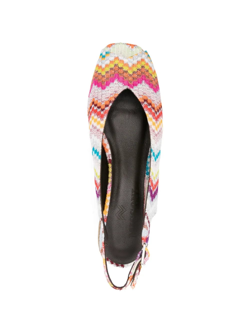 Missoni zigzag mules Wit