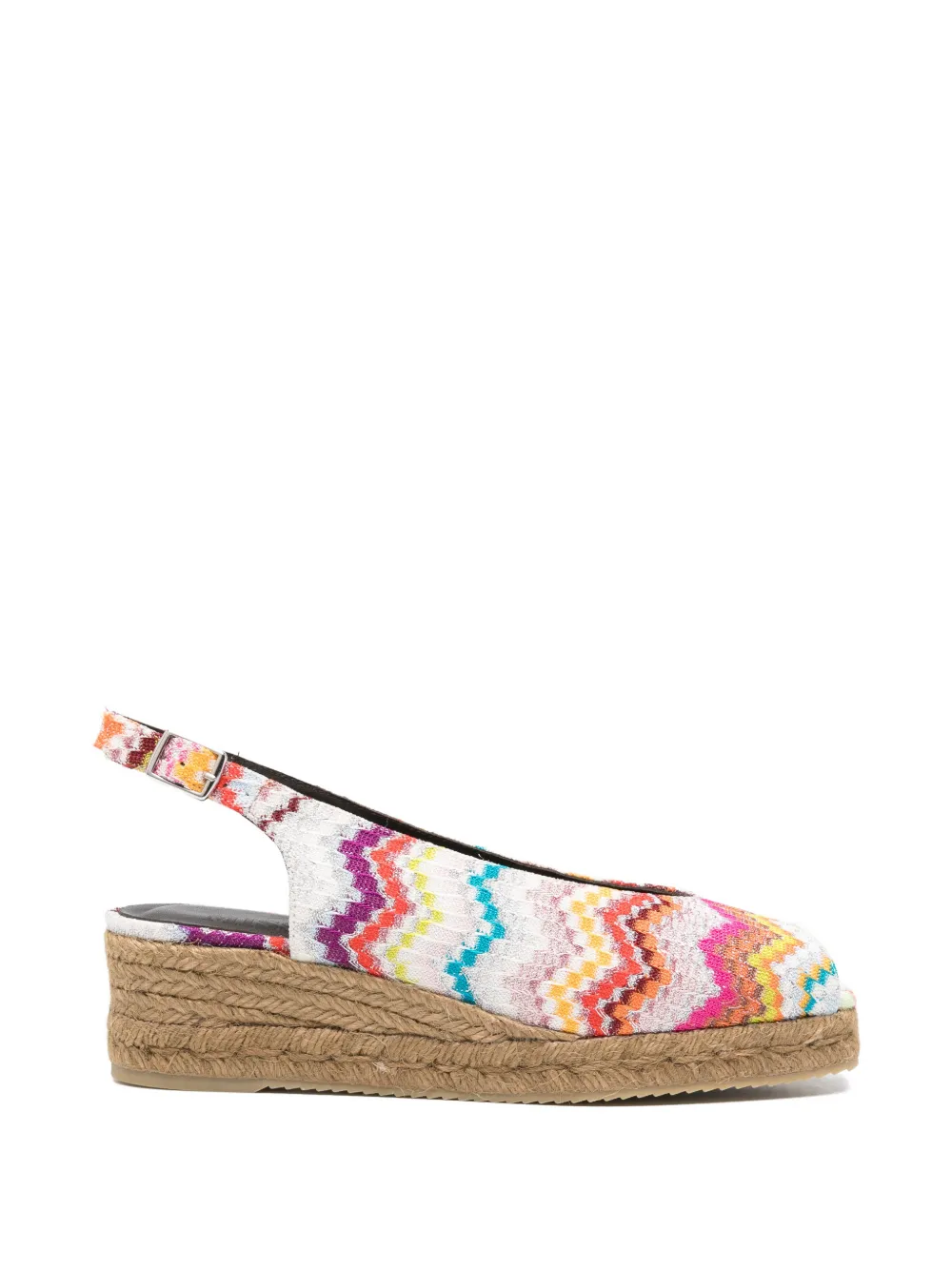Missoni zigzag mules Wit