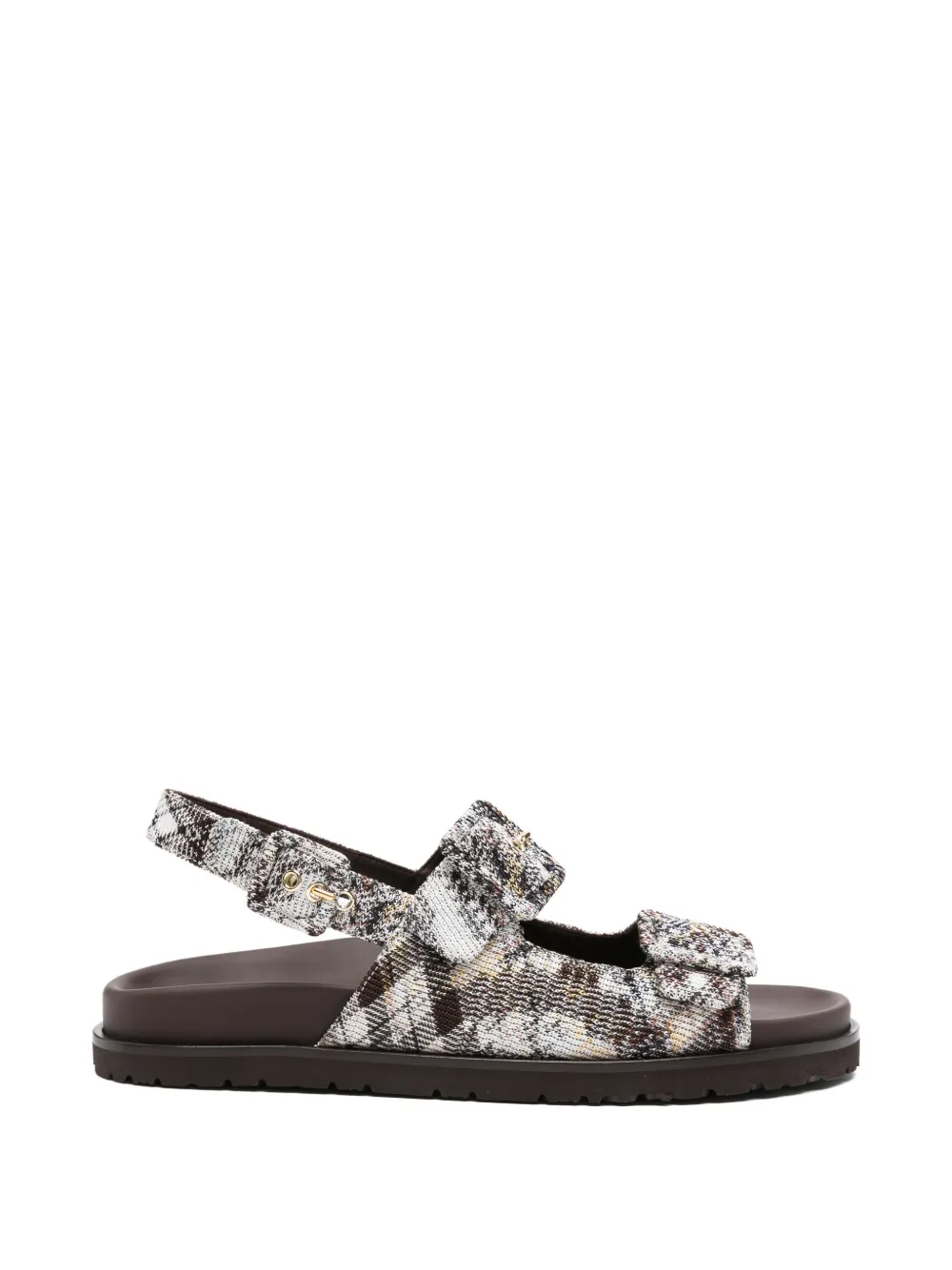 Missoni buckle strap sandal Bruin