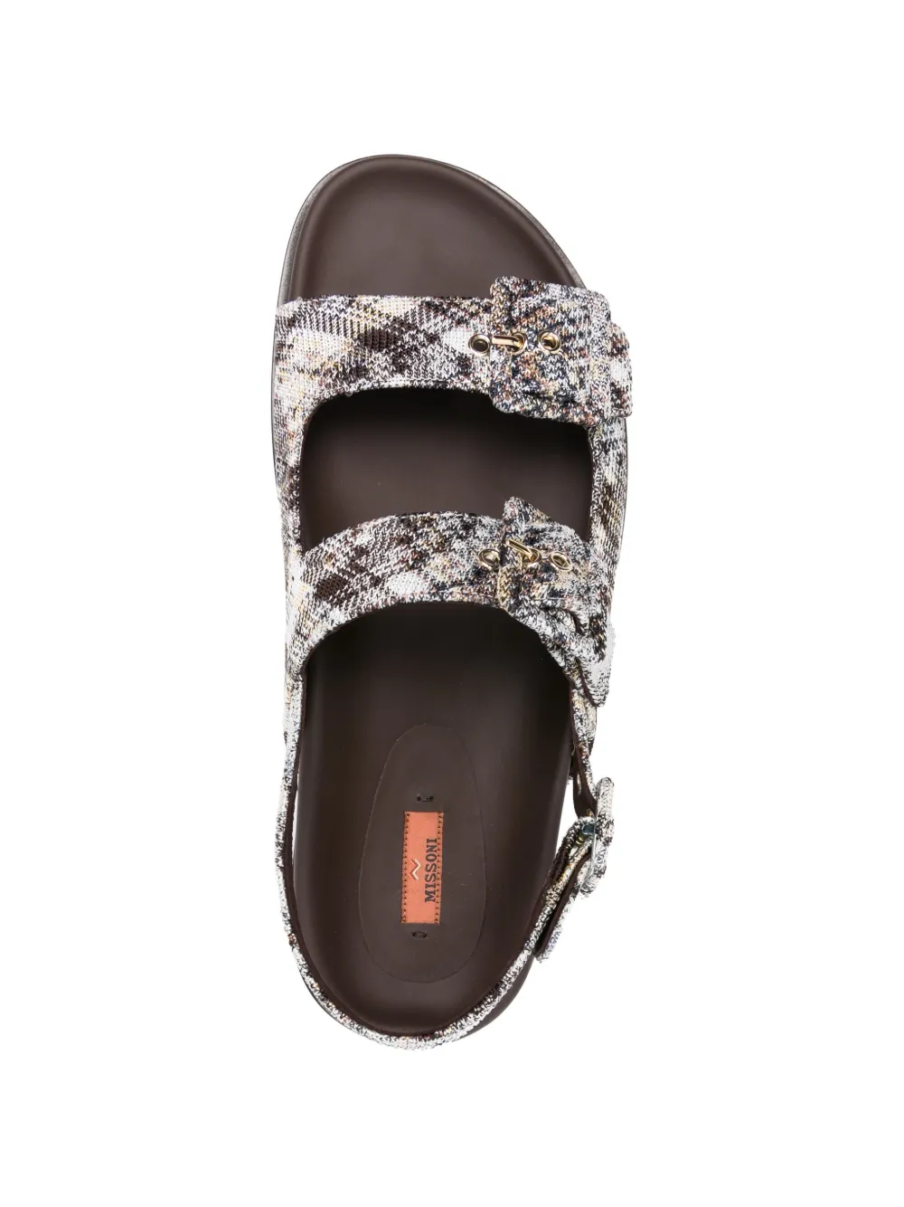 Missoni buckle strap sandal Bruin