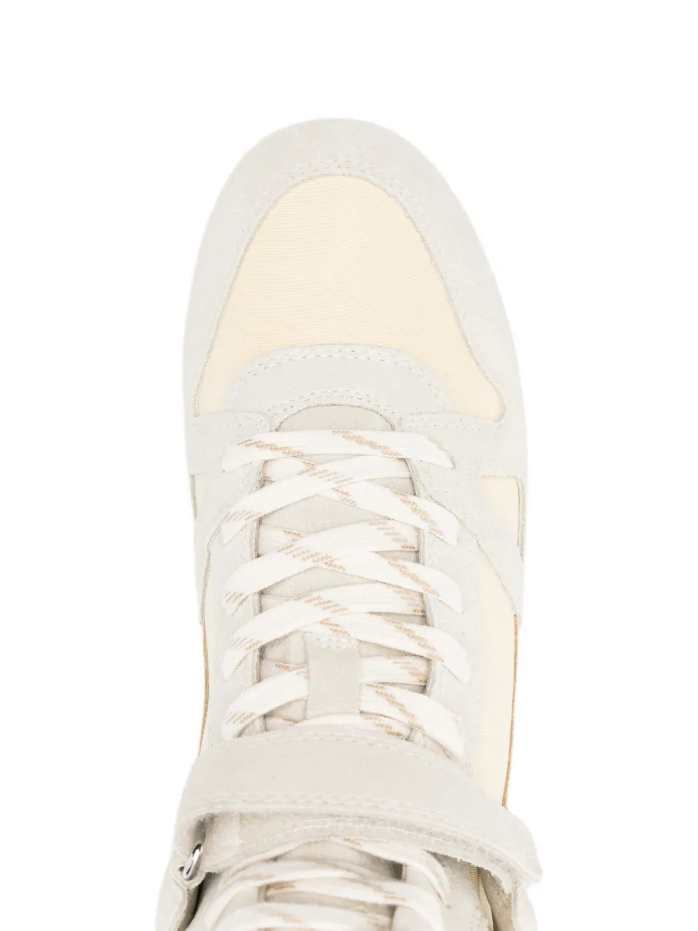 ISABEL MARANT Senny High suède sneakers Grijs