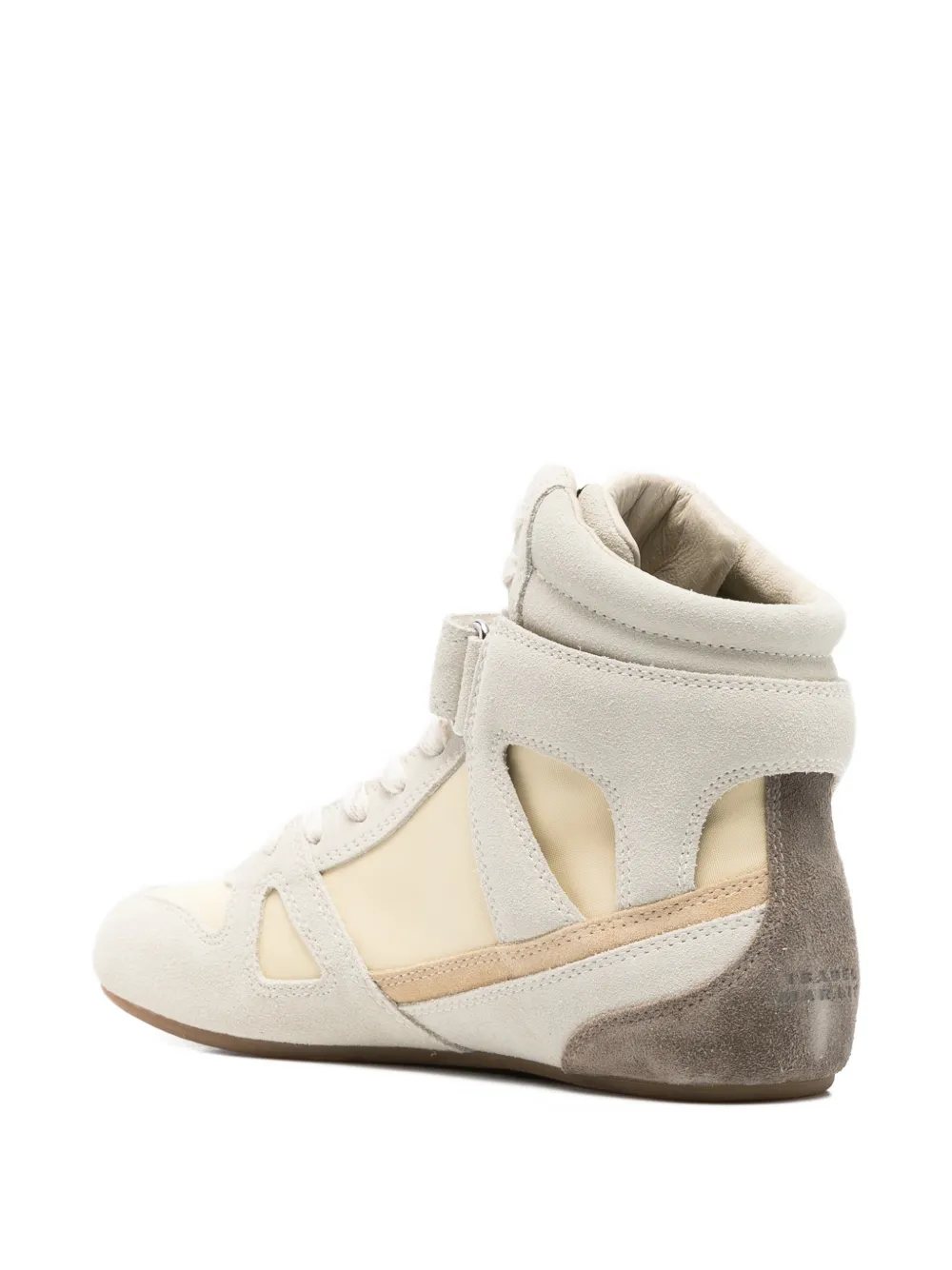 ISABEL MARANT Senny High suède sneakers Grijs