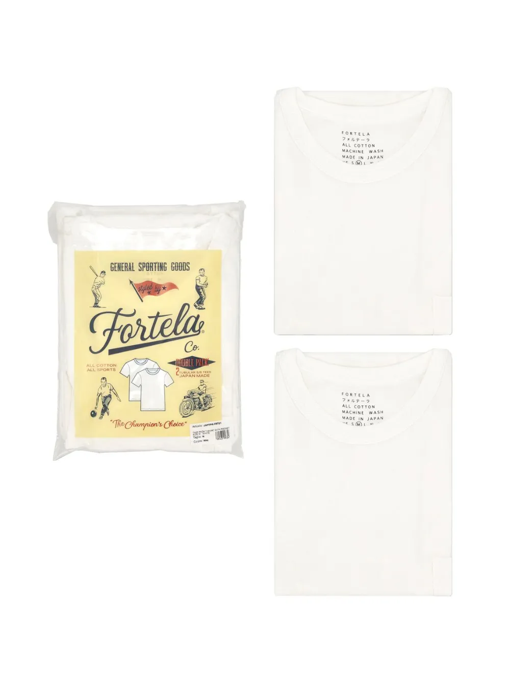Crew-Neck T-Shirt (Set Of Two)