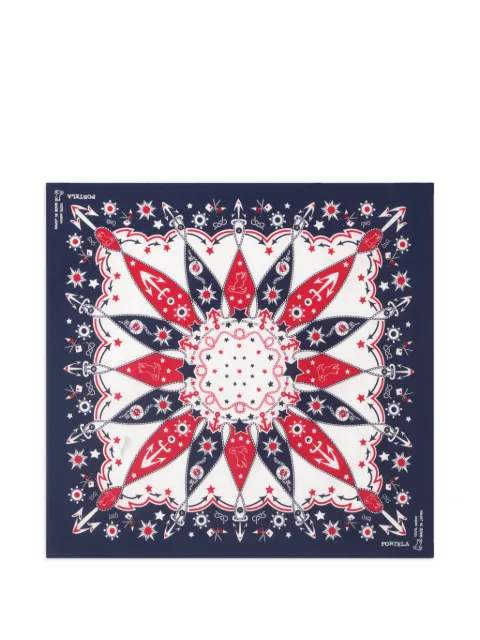 Fortela anchor star cotton bandana