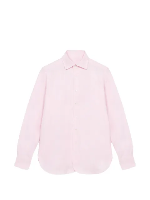 Fortela point-collar cotton shirt