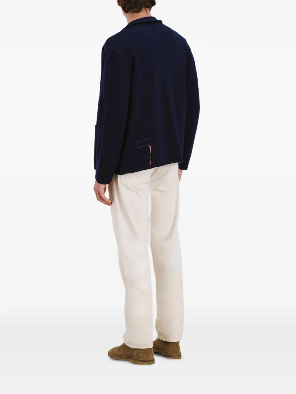  Fortela Beta Buttoned Cardigan - Blue 