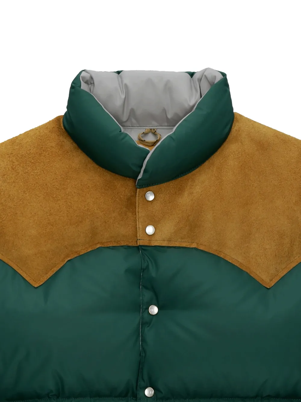 Fortela Downtown Rocky Mountain bodywarmer met veren Groen