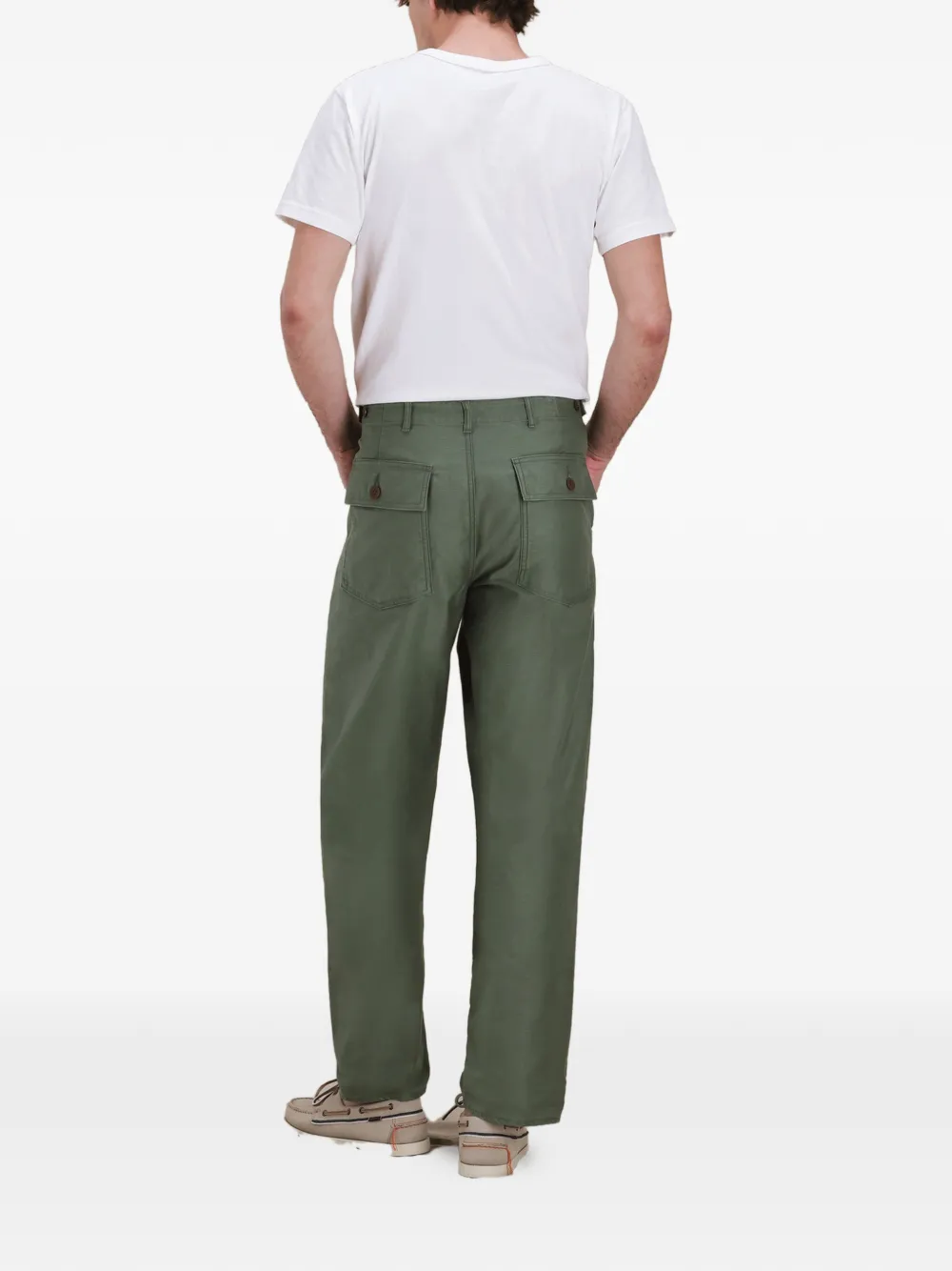  Fortela Newfatigue Patch-pocket Trousers - Green 