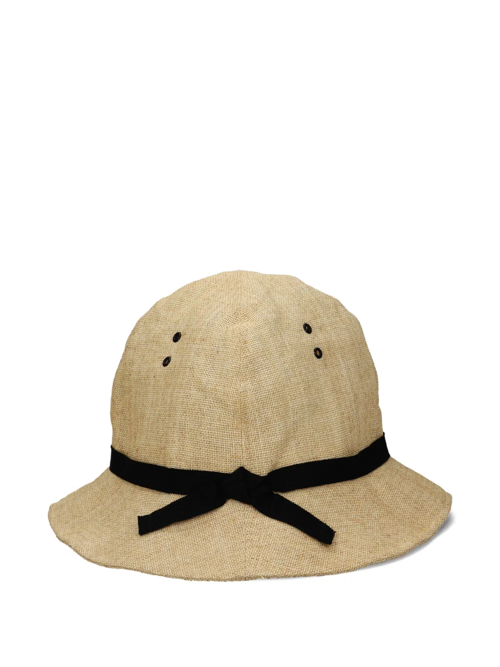 Fortela Sainttropez ribbon cloche hat - Toni neutri