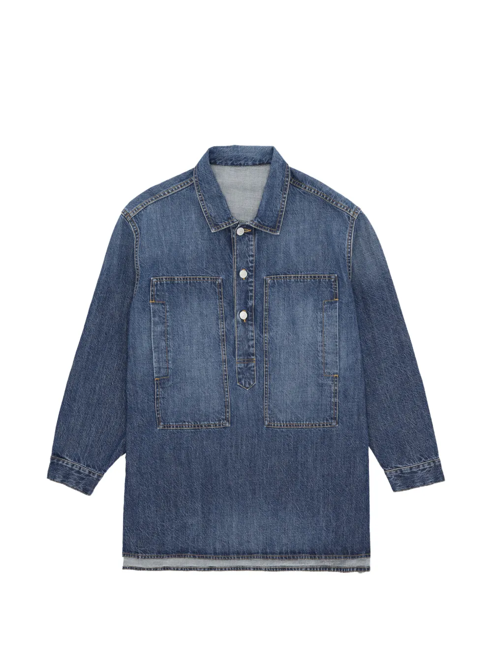 Fortela Fuegodress denim mini dress - Blu