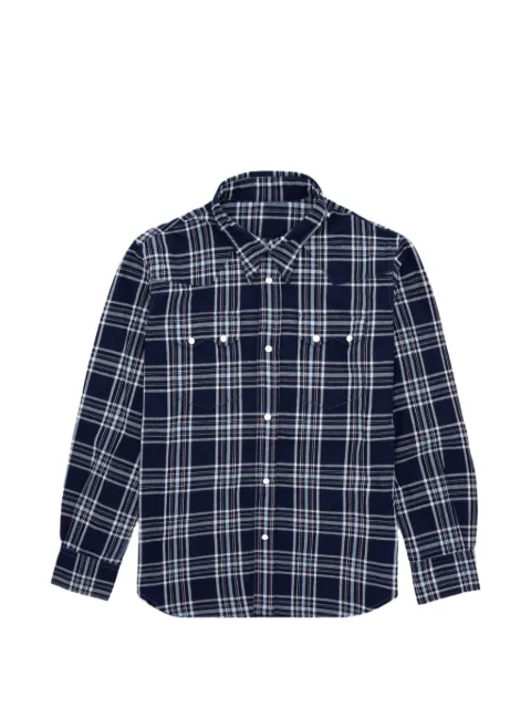 Fortela check flap-pocket shirt