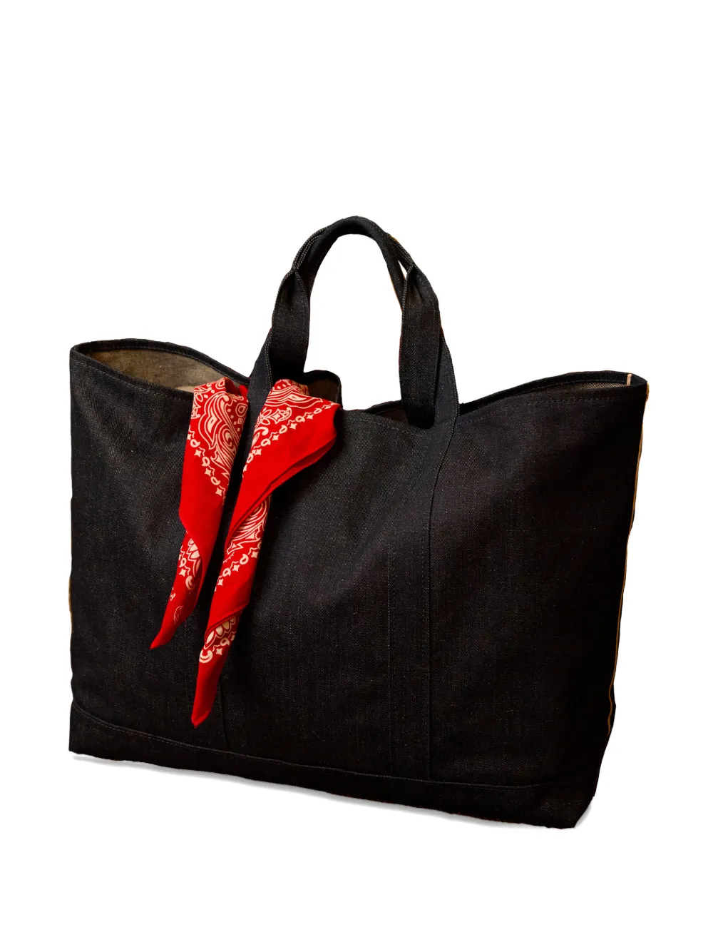 Fortela Tawel reinforced stitching tote bag - Nero