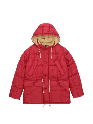 Marni logo-embroidered Hooded Jacket | Red | FARFETCH