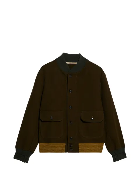 Fortela button bomber jacket
