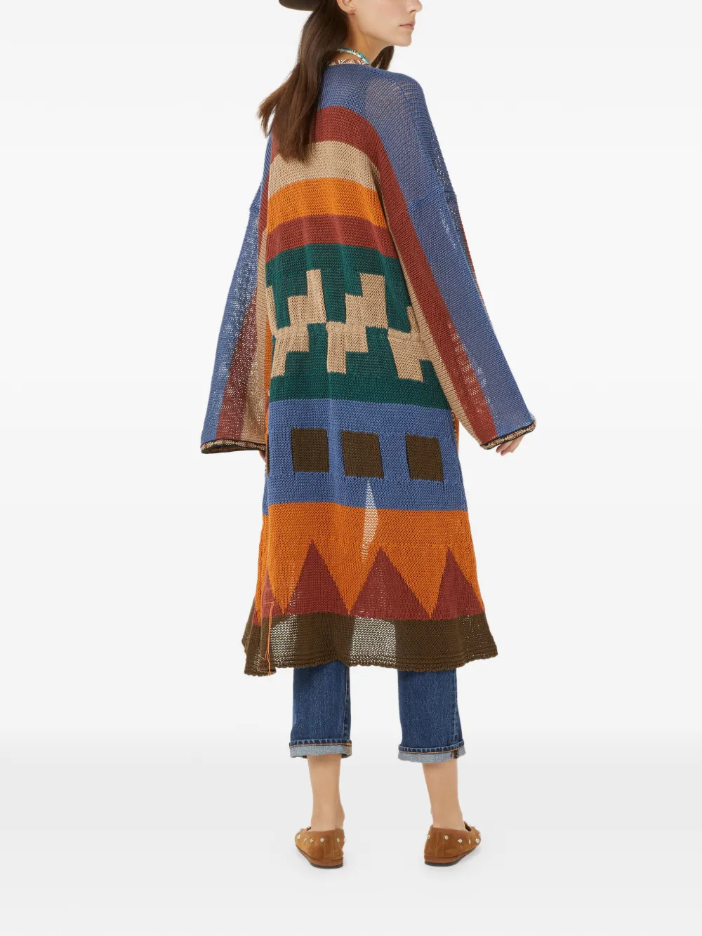  Fortela Lara Maxi Cardigan - Blue 
